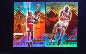 2000 UPPER BLACK DIAMOND CHICAGO BULLS 【MICHAEL JORDAN】 JORDAN DIAMOND GALLERY #DG2 & #DG8