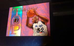 1995 skybox HOOPS ORLANDO MAGIC 【SHAQUILLE O'NEAL】 NBA HOPPS ALL-TIME ROOKIE TEAM TOP 10 #AR1