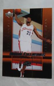 2004 UPPER DECK CAVALIERS 【LEBRON JAMES】 2003.04 ROOKIE EXCLUSIVES #1 