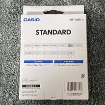 新品 CASIO カシオ 電卓 MS-7LBK-N 税計算 時間計算 計算状態機能付き 8桁 送料無料 送料込_画像5