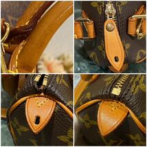 美品 Louis Vuitton モノグラムライン ミニスピーディ 2WAY ハンドバッグ ショルダーバッグ 斜め掛け VINTAGE ヴィンテージバッグ_画像7