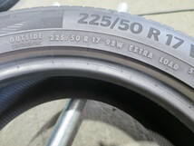 21年製 225/50R17 98W ◆CONTINENTAL ULTRA CONTACT UC6◆ 2本 J933 夏タイヤ_画像10