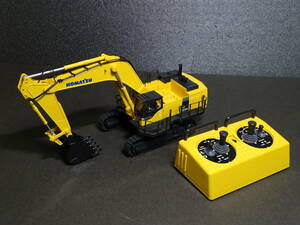 京商　1/50　IRC建設機械シリーズ　油圧ショベル KOMATSU PC1250-8　外線Cチャンネル　中古　実働　電池入り　広島より100サイズ着払い