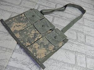 G38 新品！◆MOLLE POUCH 6 MAGAZINES BANDOLEER M16A2 バンダリアポーチ◆米軍◆サバゲー！ユーティリティポーチ！