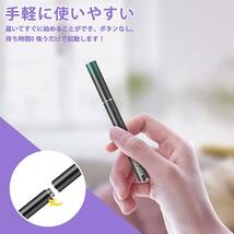 電子タバコ ベイプ vape スターターキット カートリッジ付き 禁煙パイポ 水蒸気タバコ 禁煙グッズ ニコチン無し グレー_画像2