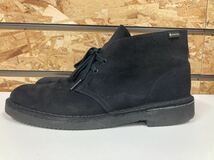 美品 廃盤 Clarks ORIGINALS クラークスオリジナル デザートブーツ ゴアテックス GORE-TEX BLACK 26cm 箱付き 定価29,700円_画像3