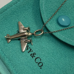 希少 Tiffany&Co. ティファニー エアープレーン シルバー ネックレス SV925 プロペラ飛行機の画像5