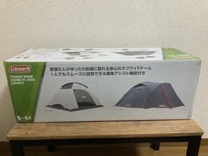 【1円~スタート】新品未使用 未開封品 Coleman コールマン TOUGH WIDE DOME IV/300 タフワイドドーム IV300 直営店限定 GRAY グレー 現状品