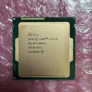 ■【junk】インテルIntel Core i7-4770K (Haswell) クロック周波数：3.5GHz ソケット形状：LGA1150 ■