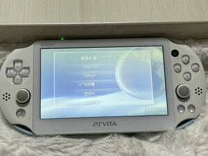 中古品 通電確認済 ジャンク品 PlayStation Vita ライトブルー/ホワイト Wi-Fiモデル PCH-2000 送料230円~ 内蔵メモリ1G