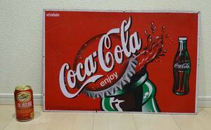 コカ・コーラ　ブリキの看板