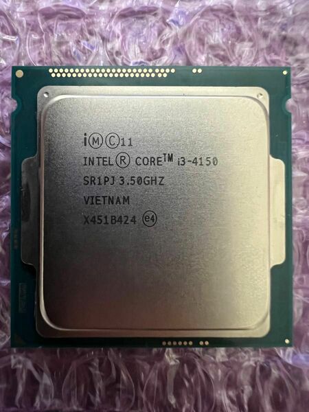 Intel core i3 4150 2C 4T 3.5GHz CPU本体