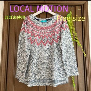 LOCAL MOTION Hawaii 長袖Ｔシャツ　ロンT 　トップス カットソー Tシャツ 長袖 女性用 スウェット 