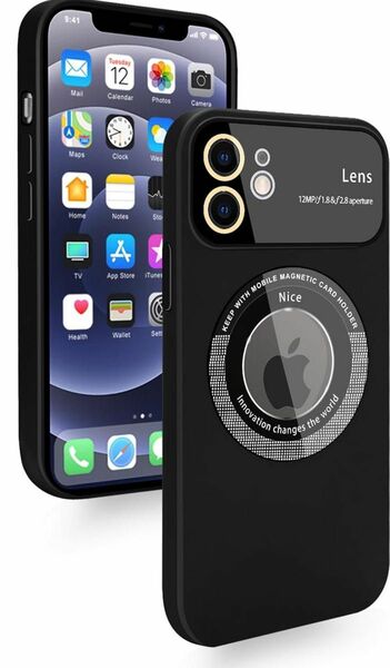 iPhone 12 ケース MagSafe対応 シリコン 耐衝撃 薄型 軽量