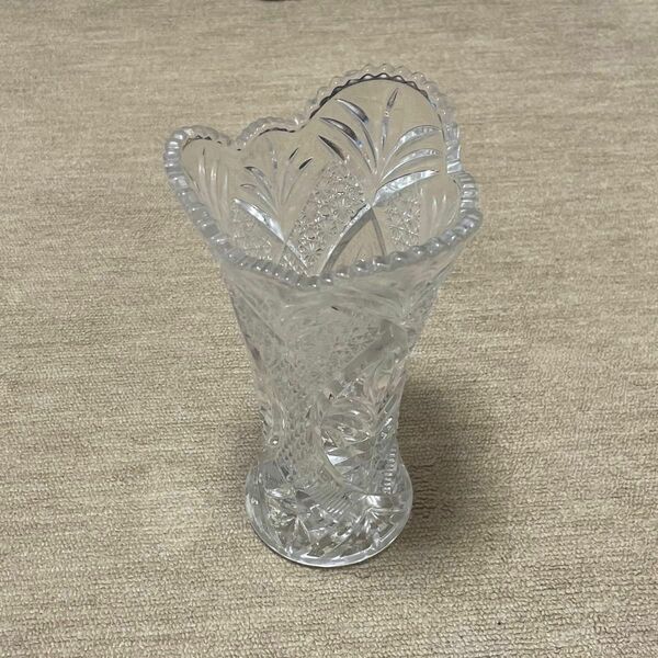 花瓶 ガラス クリスタル