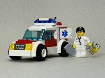 【LEGO City】 レゴシティ/7239 はしご車/7890 救急車/7902 医師専用車/7235 白バイパトロール_画像6