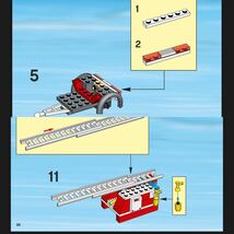 【LEGO City】 レゴシティ/7239 はしご車/7890 救急車/7902 医師専用車/7235 白バイパトロール_画像10
