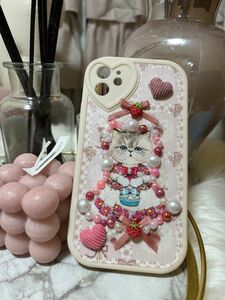 処分価格 コヤンイサムチョン　iPhone11ケース 猫スマホケース　プリンセスルミちゃん　ねこ スマホケース