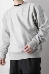 CHAMPION REVERSE WEAVE ONE POINT USA企画 チャンピオン ワンポイント リバースウィーブ スウェットシャツ Oxford Gray オクスフォード