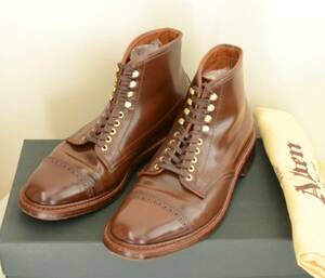 美品 オールデン ALDEN D1882H 別注 Ravello Shell Cordovan PCT Boot ラベロコードバン ジャンパーブーツ 7.5