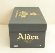 美used ALDEN オールデン 2160 コードバン ストレートチップ 靴 size 9_画像5