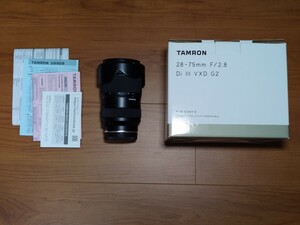 TAMRON 28-75mm F/2.8 Di III VXD G2 A063 タムロン 中古 フィルター付き