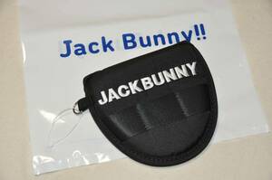 Jack Bunny!! Black 262-2984744/22C ブラック（010）by PEARLY GATES ジャックバニー パターカバー マレット・ツーボール用 2-BALL2ボール