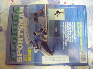 洋書。『FLORIDA SPORTSMAN 1984年6月』。フロリダ・スポーツマン・月刊誌。オールド。