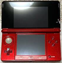 〈本体美品・画面無傷・動作確認済み〉ニンテンドー3DS 本体 フレアレッド 本体 CTR-001 NINTENDO_画像8