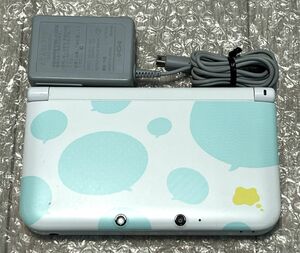 〈動作確認済み〉ニンテンドー3DSLL 本体 トモダチコレクション 新生活パック ホワイト SPR-001 充電器 NINTENDO 3DS LL Pink White