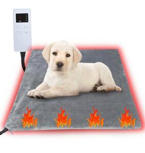 Sazuik for pets hot carpet 4 -step timer 9 -step temperature adjustment dog cat for hot mat 45*50cm