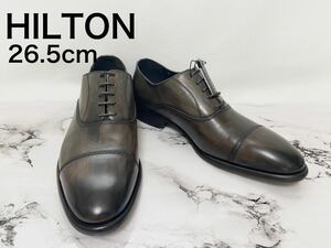 HILTON ヒルトン 新品タグ付き 定価約24000円 靴 革靴 LAVORAZIONE ARTIGIANA 26.5cm ダークブラウン
