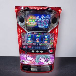 ［F1446］【中古品】SANYO/マクロスフロンティア/30thパネル/スロット実機 /通電確認済/エラー表示/鍵破損【直接引取限定】