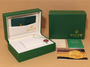 １）ROLEX ロレックス OYSTER オイスター グリーンBOX 空箱　腕時計 ウォッチ