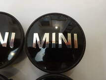BMW MINI 純正ホイール センターキャップ 4個 黒 54mm 3613-1171 069 224059-10 ミニクーパー ブラック_画像5