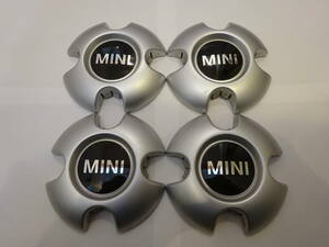 BMW MINI ミニクーパー純正スチールホイール センターキャップ 4個 シルバー 123mm 3611 6768504 R50 R52 R53 R55 R56 R57 クラブマン JCW