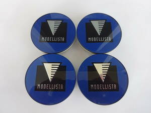 MODELLISTA モデリスタ トヨタ純正ホイール センターキャップ 4個 青 60mm 2112K60 S1510-05 アルファード ヴォクシー プリウス ブルー