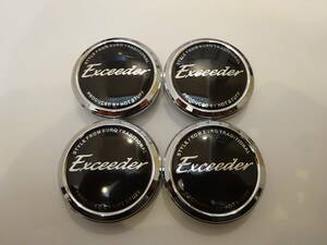 HOT STUFF Exceeder ホイール センターキャップ 4個 黒 59.5mm 4407K59 ホットスタッフ ブラック