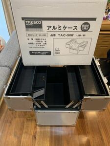 TRUSCO TAC-360W アルミケース 両開き2段 トラスコ　工具箱