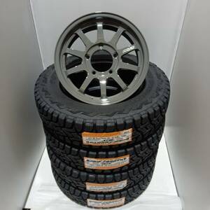 ラスト1台 RAYS A・LAP・J FORGED 5.5-16+20 5/139 AGカラー トーヨー オープンカントリーR/T 185/85R16 105/103N LT 2024年製 64ジムニー