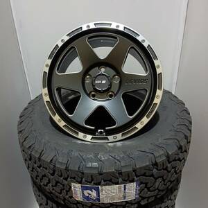 SSR デヴァイド TR-6 7.0J-16+38 5/114 フラットブラックポリッシュ BFグットリッチ オールテレーンT/A KO2 225/70R16 デリカD5 RAV4 CX-5