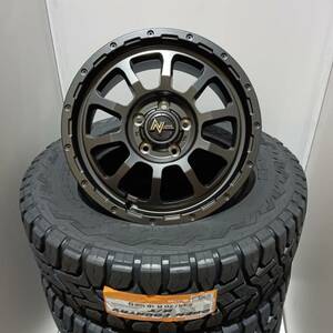 在庫有り ナイトロパワー M10パーシングS 7.0J-16+40 5/114 バレルBK トーヨー オープンカントリーR/T 235/70R16 2024年製 デリカD5 RAV4