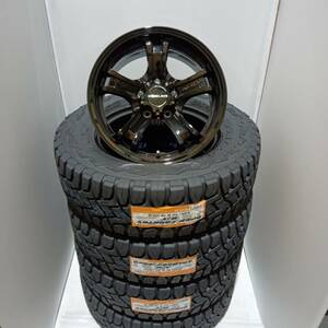 ラスト1台！ キーラーフォース 7.0J-16+38 5/114 ブラック オープンカントリーR/T 235/70R16 デリカD5 RAV4 CX-5等 極太タイヤで決める！