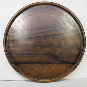  black persimmon tray shaku two size circle tray large tray 