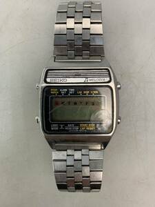 KN102 SEIKO セイコー MELODIA メロディア A169-5010 QZ クォーツ SS メンズ 腕時計 デジタル コレクション 動作未確認