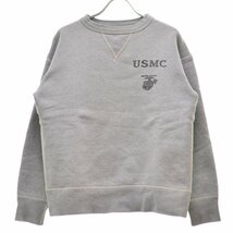 【S】THE REAL McCOY'S / リアルマッコイ 旧マッコイ 両V USMC長袖スウェット_画像1