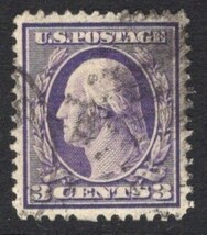 アメリカ切手　1908年シリーズ 目打12　３￠切手 使用済（#333）_画像1