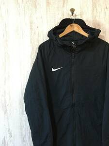 at879☆【ベンチコート 黒】NIKE ナイキ スポーツウェア S