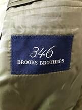 at141☆【コーデュロイジャケット】346 BROOKS BROTHERS ブルックスブラザーズ シングルブレザー カーキ 38_画像10