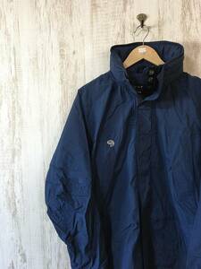 at161☆【ナイロン マウンテンパーカー 紺】MOUNTAIN HARD WEAR マウンテンハードウェア アウトドア S